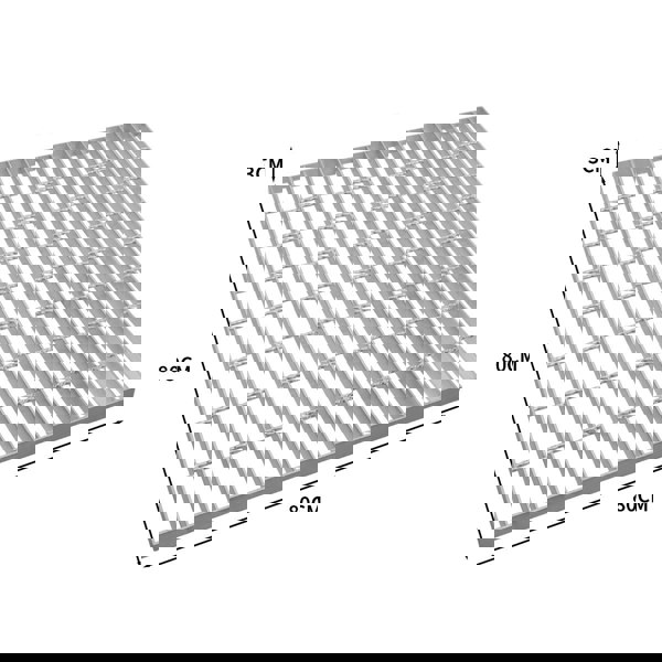 Monstershop Galvanised Grating - 800mm x 800mm