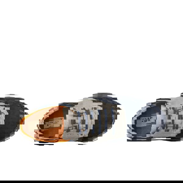 Embassy London San Francisco - Navy & Grey - Men's lace-up leather & suede trainer