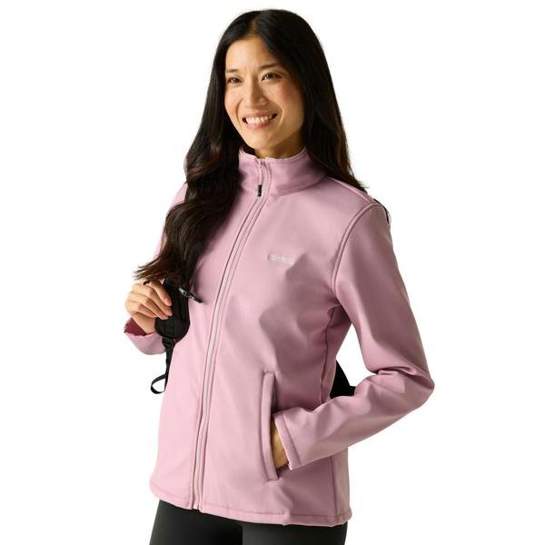 Regatta Womens/Ladies Connie V Softshell Walking Jacket - Powder Lilac - 