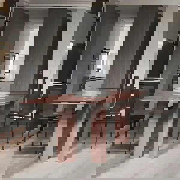 Rit Concept Choi Dining Chair With Armrest, Leather