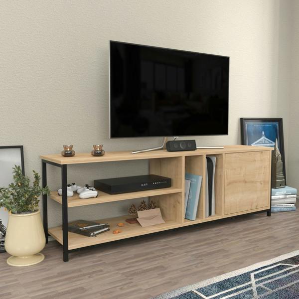 Decorotika Oneida Modern Tv Stand TV Cabinet for TV's up to 72"