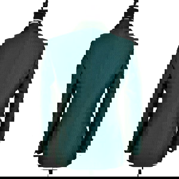 David WeJ DW Signature Satin Shawl Lapel Blazer - Green