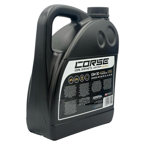 Syntol Corse 4T 10W-30 Motorcycle Fully Synthetic Engine Oil Jaso MA2/MA