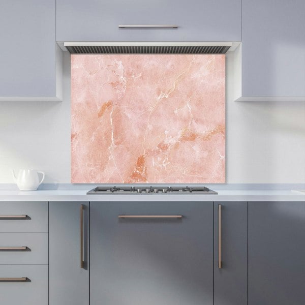 Warren Reed - Designer Sweet Peach Quartz Effect Kitchen Splashback