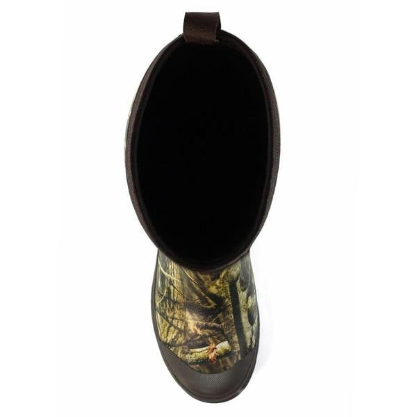 Grisport GriSport Swamp Mens Camo Neoprene Fishing Hunting Farm Wellies Boots, showcasing camouflage neoprene design and rubber soles suitable for outdoor activities.