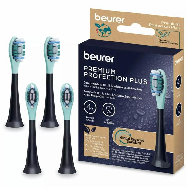 Beurer Sonic Toothbrush Spare Heads - Protection Plus 4pc