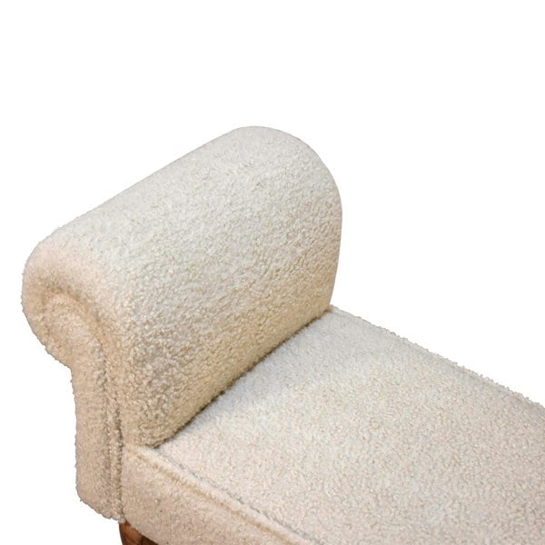 Artisan Furniture Boucle Cream Bench