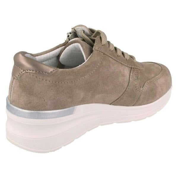 DB Shoes Ladies DB Shoes Casual Wide Trainer With Removable Insole Arabia