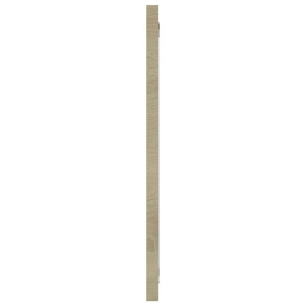 Berkfield Bathroom Mirror Sonoma Oak 80x1.5x37 cm Engineered Wood