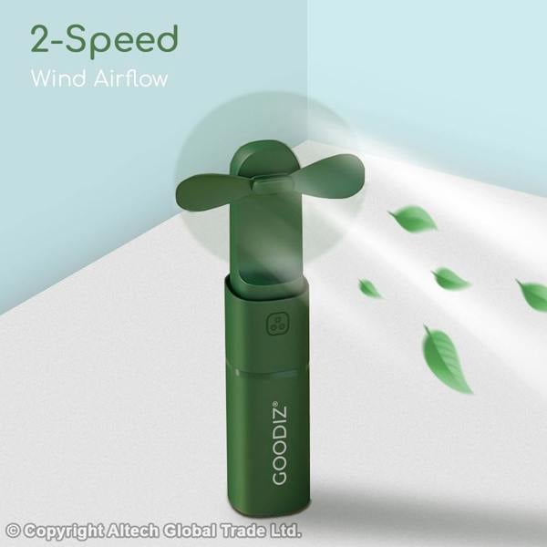 Goodiz 2-in-1 Mini Fan + Power Bank