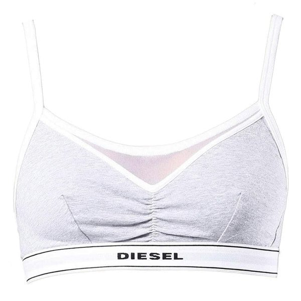 Diesel LAVY Cotton Bralette, Grey