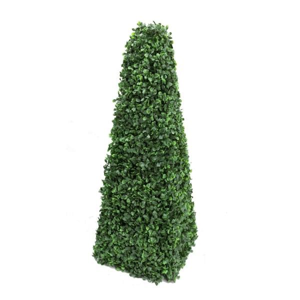 Artificial Boxwood Pyramid Topiary Tree 90cm