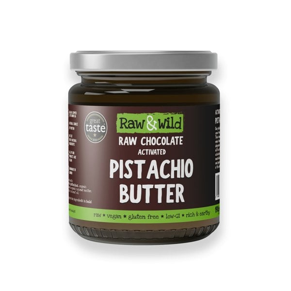 Raw & Wild Raw Chocolate Activated Pistachio Butter -190g