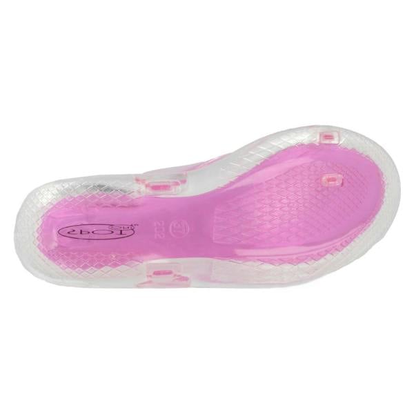 Spot On Ladies Spot On X-Toe Jelly Sandals