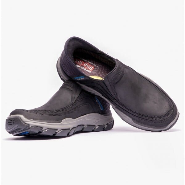Skechers 204810/BLK RESPECTED-ELGIN Mens Shoes Black