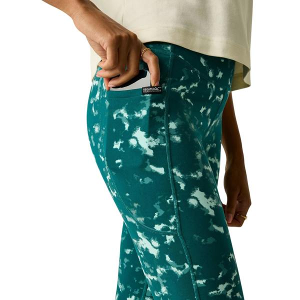 Regatta Womens/Ladies Brush Stroke Leggings - Mediterranea - 