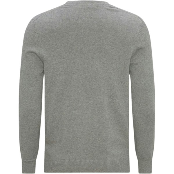 Lyle & Scott Cotton Merino Crew Neck Jumper Grey Sweater S