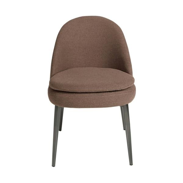 Angel Cerdá Dark brown fabric chair 4236