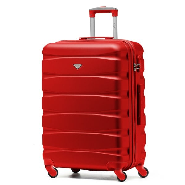 Flight Knight 25" Medium Suitcase Check-in Hold Luggage Hard Shell 4 Wheels TSA Lock