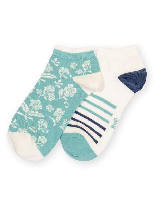 Kite Womens Organic Ocean Bloom Trainer Socks