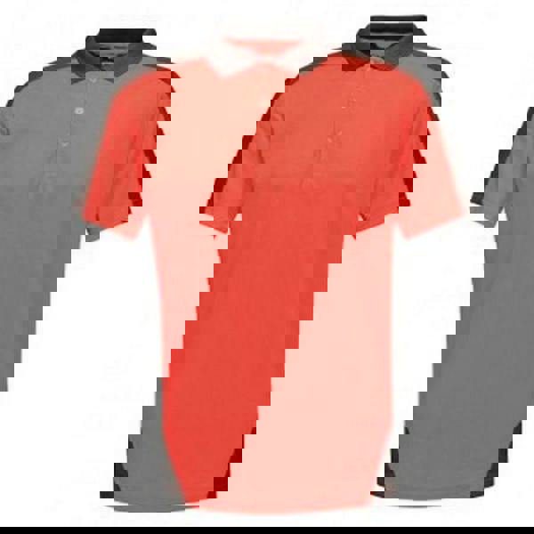 Regatta Contrast Coolweave Pique Polo Shirt - Classic Red/Black - 