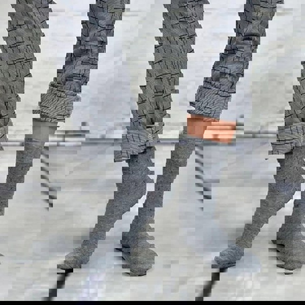 Anysox Anyfootwear 5 Pairs Size 6-10 Casual Business Socks High Quality Cotton Breathable Elastic Pattern Design For Men