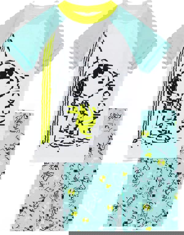 Peanuts Boys Blue Snoopy 2 Piece Swim Set