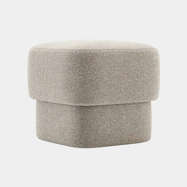 Domkapa Nata Bouclé Upholstered Pouf