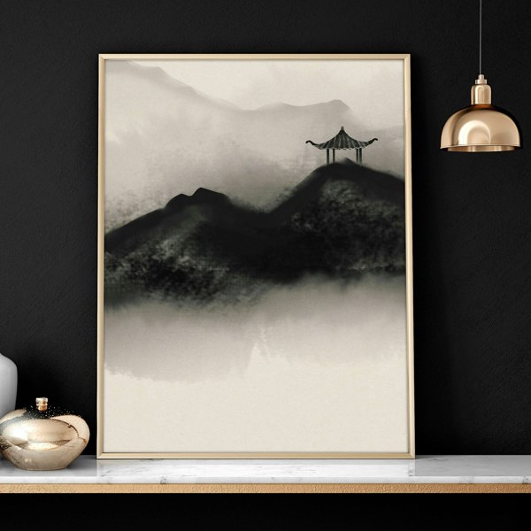 Japandi Art | set of 3 Bedroom wall art