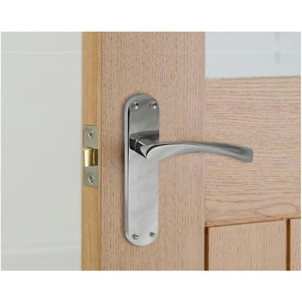 EDH Door Hardware Epsom Door Handle Internal Polished Chrome Twist Door Handle Set 6 Pairs