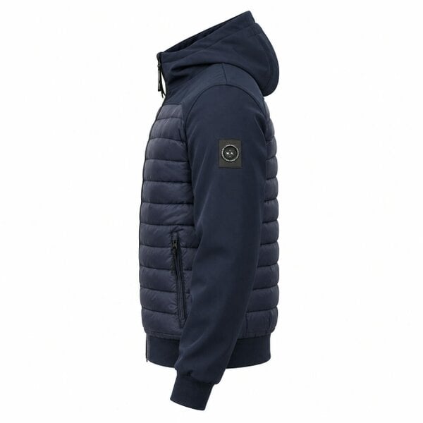 Marshall Artist Avondale Hybrid Jacket Navy