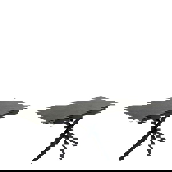 Furniture To Go Heaven Extendable Dining Table with Ceramic Black Top 200cm