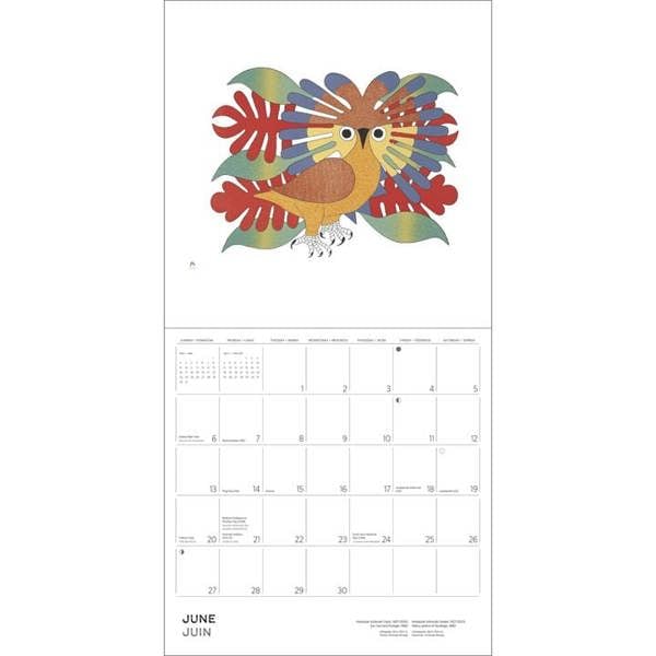 Inuit Art, Kenojuak Ashevak Calendar 2027, Wall Calendars, Month To View, Art, Gift