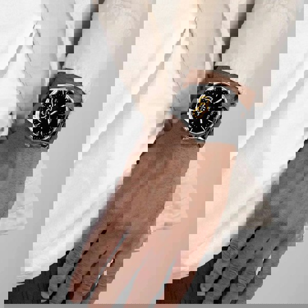 Sekonda Mens Hybrid Black Leather Strap Smartwatch 30150