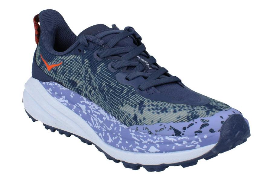Hoka One Speedgoat 6 Womens Running Trainers 1147811 Shoes  NDS - Purple Grey NDS - Photo 3