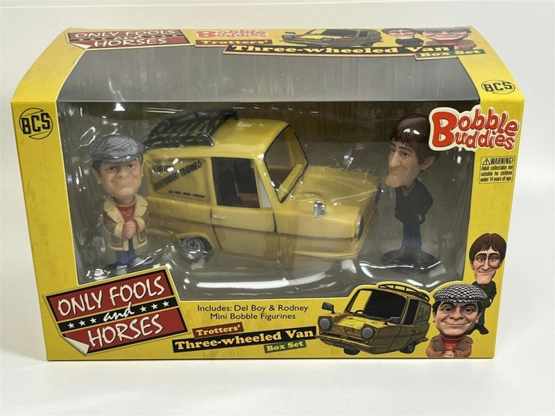 BCS Only Fools and Horses Del & Rodney Box Set 3 Wheeled Van Bobble Buddies BCS F0025