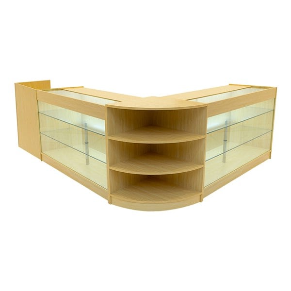 Monstershop Astro LED Shop Counter Set LM60, TB60 & 2 x K1500 - Maple