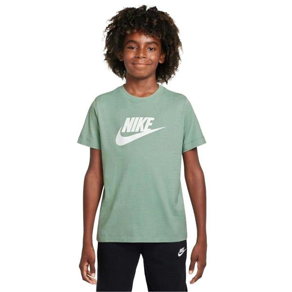 Nike Childrens/Kids Sportswear Logo Cotton T-Shirt - Green - 