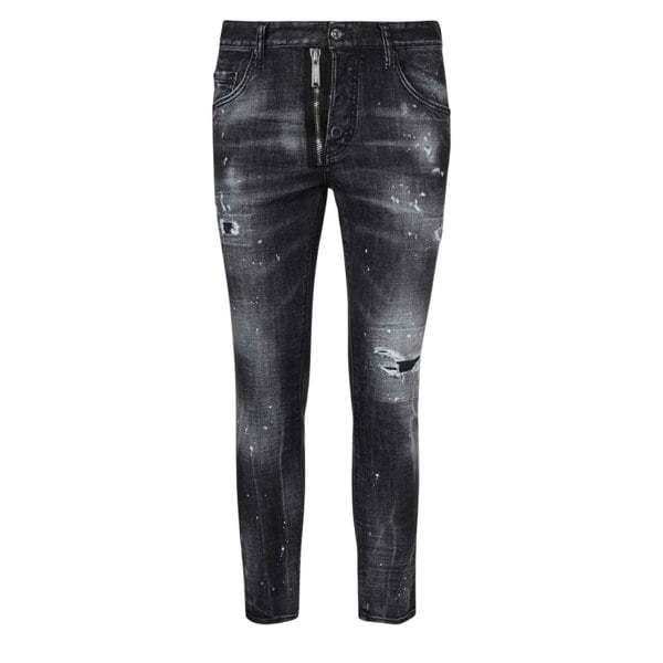 DSQUARED2 S71LB0970 S30357 SKATER JEAN 900 BLACK JEANS Mens 52