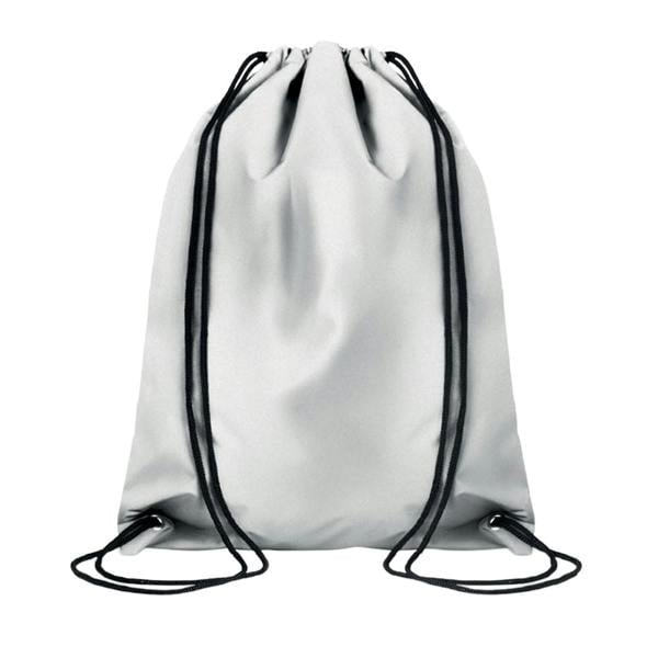 MidOcean Shoop Reflective Drawstring Bag - Silver - 