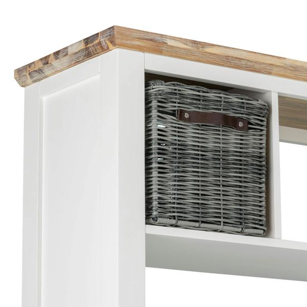 Statement Furniture Florence Room Divider Shelving Storage with Drawer, Fully Assembled