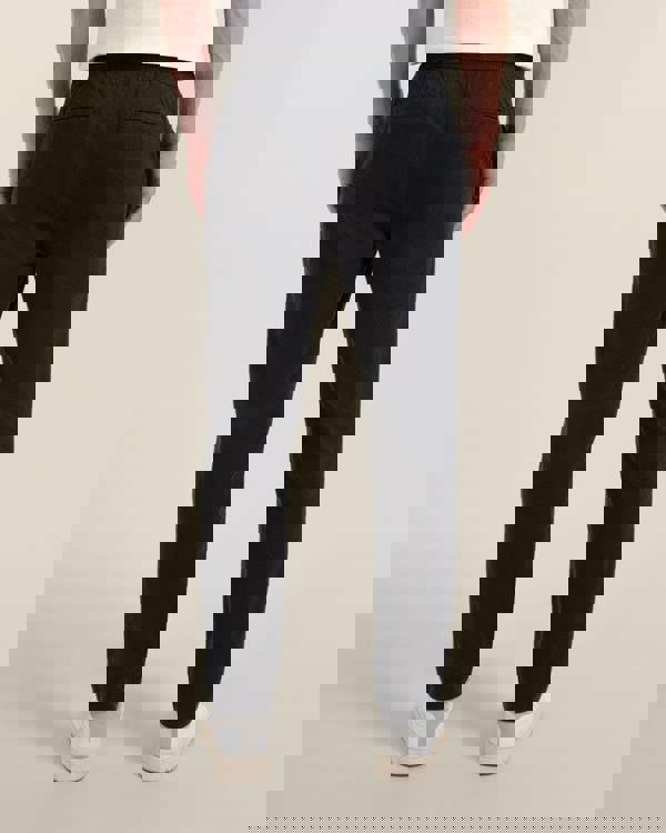 Larsson & Co Drawstring Waist Slim Fit Chino Trouser