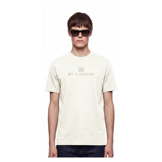By Lanvin Central Logo Beige T-Shirt