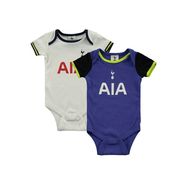 Tottenham Hotspur FC Baby 2022-23 Bodysuit (Pack of 2) - Navy Blue/White