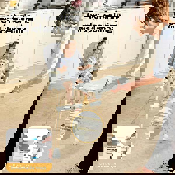 Dekko Adjustable 6-In-1 Baby Highchair Infant Feeding Seat Toddler Table Chair