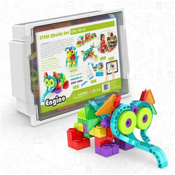 Engino STEM  Qboidz Set (3-4 students in plastic tub)