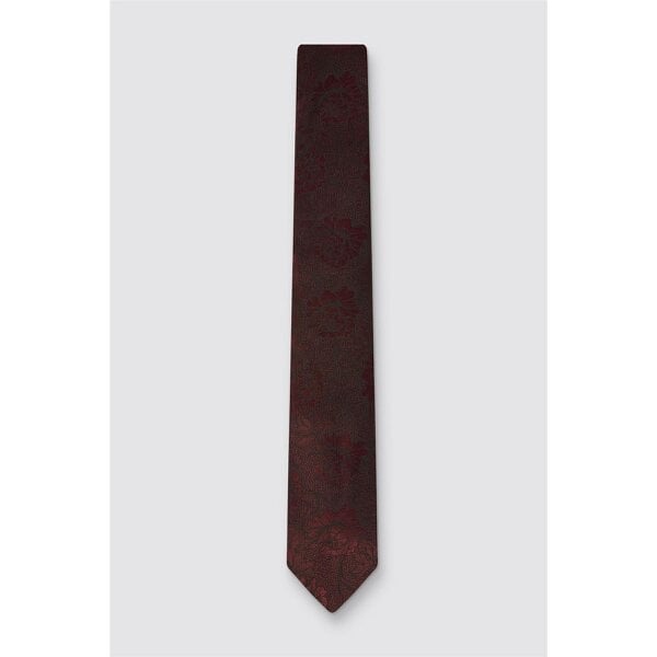 Antique Rogue Burgundy Floral Party Tie