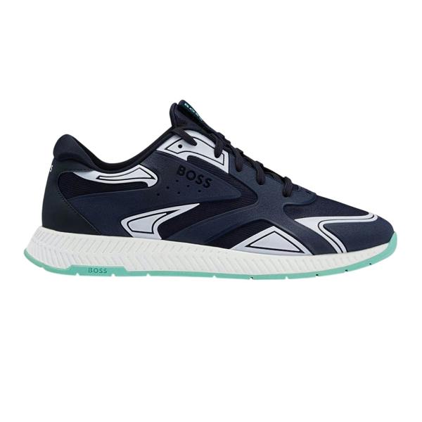 Boss Mens Running Trainers - Blue - 