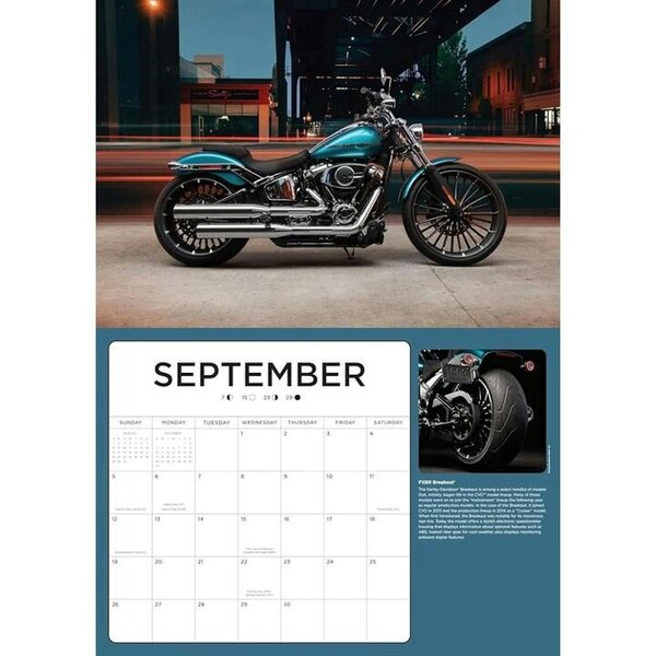 Harley-Davidson Deluxe Calendar 2027, Deluxe Calendars, Month To View, Transport, Gift