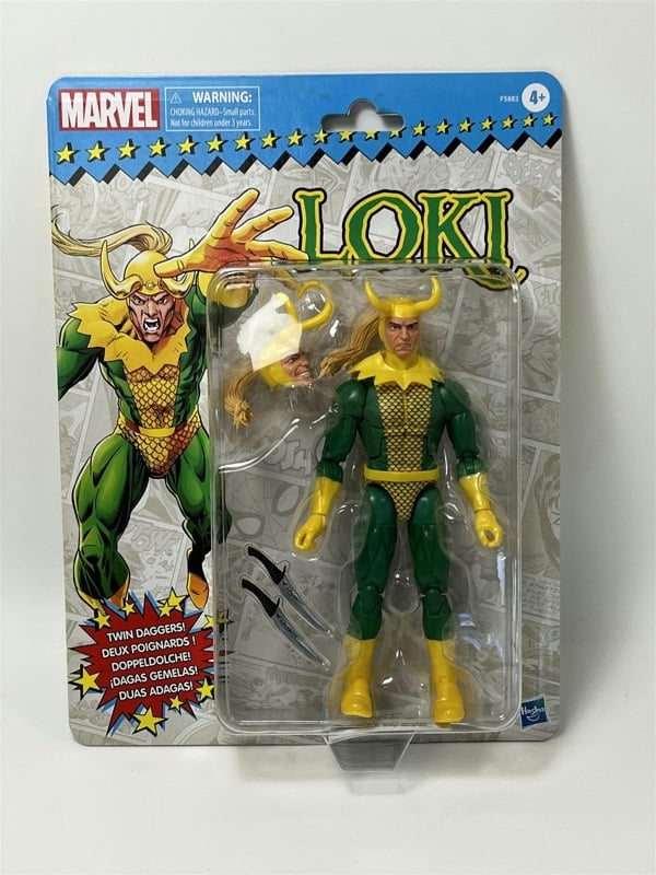loki twin daggers marvel 7 inch figure hasbro f5883